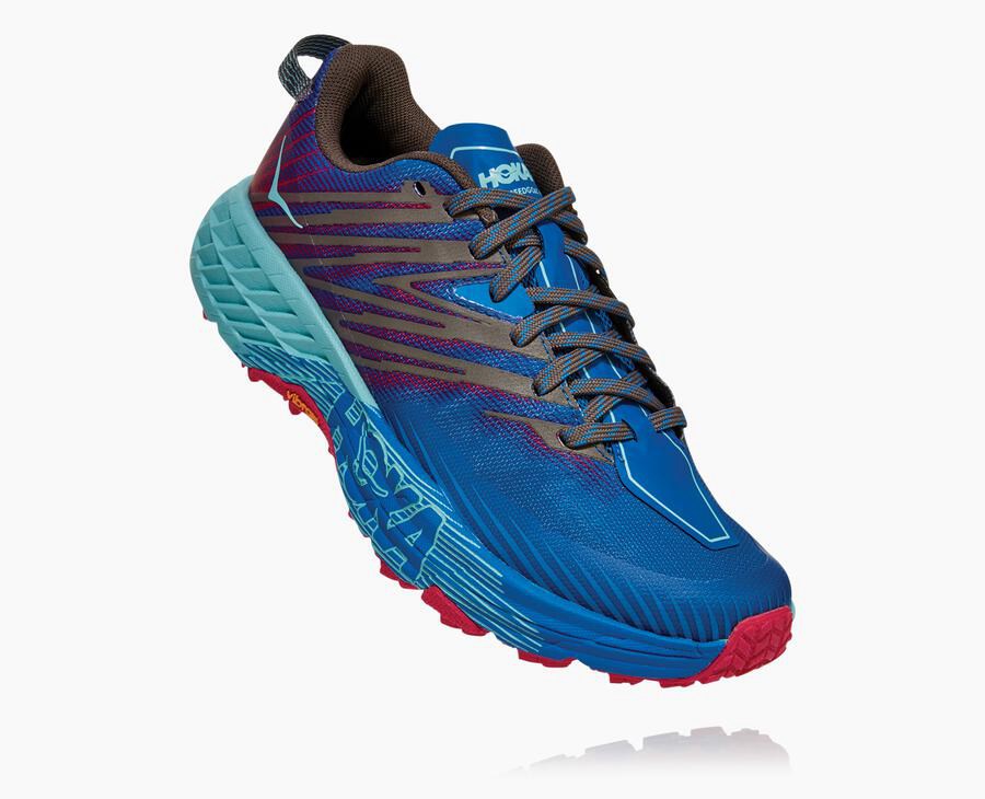 Dámske Trail Tenisky Hoka One One Sk - Speedgoat 4 - Modre 61728-HYOM